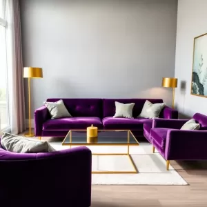 Jaki kolor pasuje do fioletu wnętrza